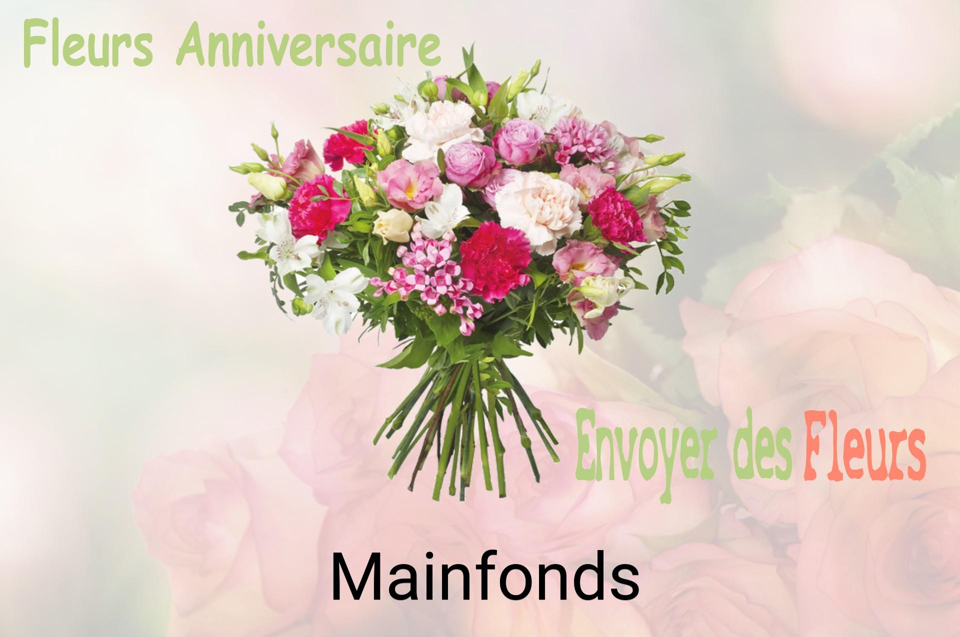 Bouquet de fleurs d’anniversaire livré à Mainfonds
